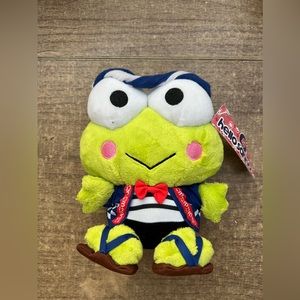 Hello Sanrio by Sanrio Keroppi Frog Omatsuri Festival‎ 8in Tall Plush Toy